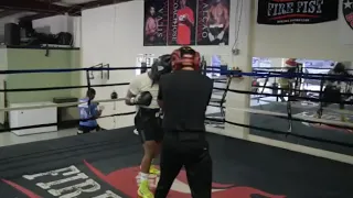 Sparring Claudio Marrero