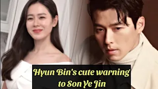 Hyun Bin's cute warning to Son Ye-jin when they becomes future husband and wife ♥️