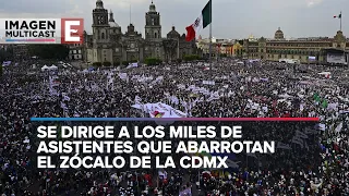 Mitin por la Expropiación Petrolera: López Obrador pasa lista a los estados asistentes