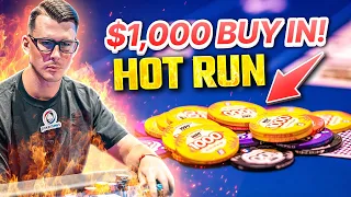 Running HOT in $1000 Tournament on Cruise! | WPT Voyage