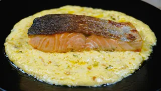 Grilled Salmon has never tasted so good! Quick and easy with creamy sauce | Happycall Double Pan