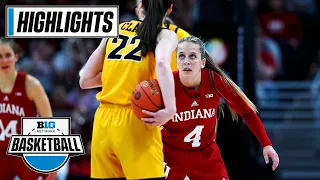 Indiana vs. Iowa | Big Ten Women's Basketball | March 6, 2022 | B1G Basketball in 60