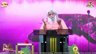 CALLED LIKE AARON || 2024 FULL PROOF CONFERENCE DAY 1 SESSION 2 || PROPHET SADHU SUNDAR SELVARAJ