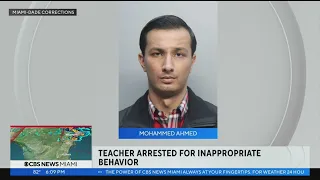 South Florida middle school teacher arrested, accused of inappropriate behavior with student