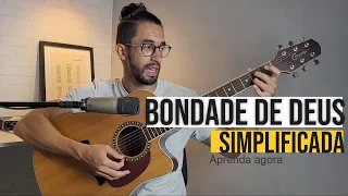 Bondade de Deus no violão - Simplificada. Aprenda comigo agora