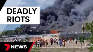 Papua New Guinea's capital dangerous following deadly riots in Port Moresby | 7 News Australia