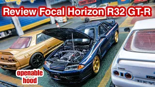 Focal Horizon Nissan Skyline R32 GT-R 1/64 miniscale with openable hood!