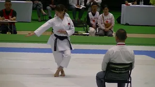 2018 JKA All Japan 女子形順位決定戦 Female Kata Final