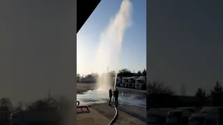 Водяное (спренклерное) пожаротушение. проверяем автоматическое срабатывание и сдаём заказчику.