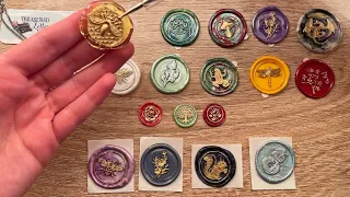 ASMR~THE MOST BEAUTIFUL WAX STAMPS (SHOW AND TELL) 🕯️🌿🐝