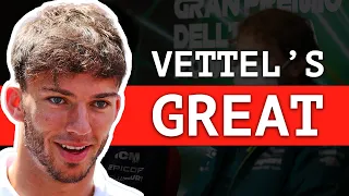 Gasly Reveals The Generous Act Vettel Did For Him