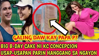 Si PIOLO PASCUAL NGA BA ANG NAGBIGAY NG PINAKAMALAKING BIRTHDAY CAKE NI KC CONCEPCION