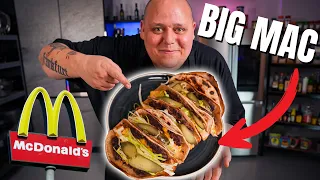 Selbstgemachte Big Mac Tacos mit originaler Big Mac Soße | Schritt-für-Schritt Rezept