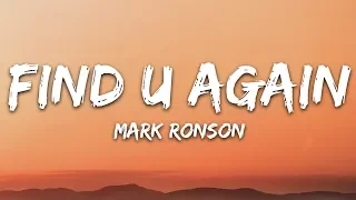 Mark Ronson, Camila Cabello - Find U Again (Lyrics)