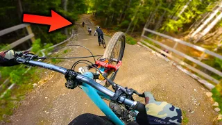 Chasing Pro Rider Remy Metailler down Dirt Merchant and A-line