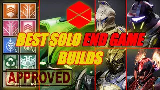 Best TRUE ENDGAME Solo BUILDS For TITANS On Every ELEMENT In Destiny 2 - In To The Light