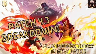 New Expansion & Rotation Patch Breakdown! Plus 15 Decks For You To Try Out! | Legends Of Runeterra