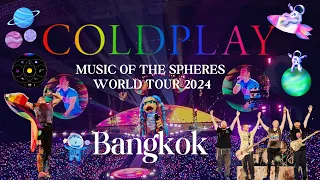 Coldplay Live in Bangkok (4K FULL CONCERT) music of the spheres world tour 03/02/2024