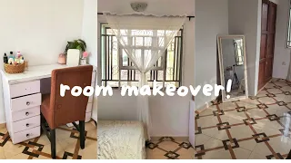 Extremely small room makeover on a budget  🌹 🌼|aesthetic & minimalist inspired| Free of clutter