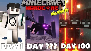 100 NGÀY MINECRAFT  BIẾN HÌNH  | 100 DAYS IN MINECRAFT HARDCORE IDENTITY MOD