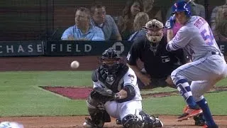 NYM@ARI: T.J. Rivera collects four hits vs. D-backs