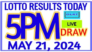 Lotto Results Today 5pm DRAW May 21, 2024 swertres results