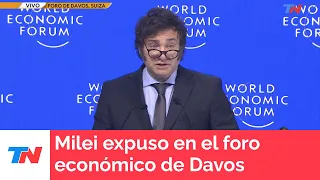 "Un empresario exitoso es un héroe" Milei en el Foro Económico Mundial