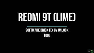 Redmi 9T flash by Unlock Tool free #unlocktool #redmi9T #flash