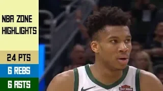 Giannis Antetokounmpo Highlights vs Raptors CFG5 - 24 Pts, 6 Rebs, 6 Asts, 1 Blk (23.05.19)