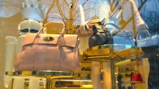 Mulberry Bags Window Display