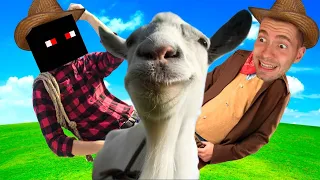 LIPÃO E ATHOS jogando como uma CABRA! - Goat Simulator 3