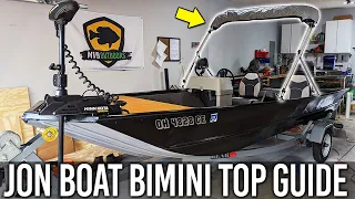 JON BOAT BIMINI TOP GUIDE - Everything you need to know!