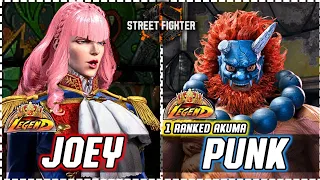 SF6 ▰ PUNK (#1 Ranked Akuma) vs JOEY (Manon) ▰ High Level Gameplay