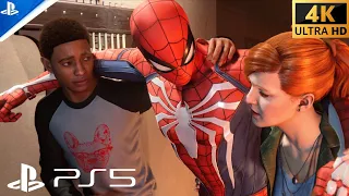 Marvel's Spider Man Remastered PS5 4K 60FPS + Ray Tracing Gameplay part 13 |AS THE GAMER| #spiderman
