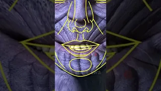 I tried the perfect face on Thanos✨the results are unbelievable🤣| SWISA #shorts #fyp #thanos #draw