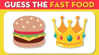 Can You Guess The FAST FOOD Restaurant by EMOJI? #649