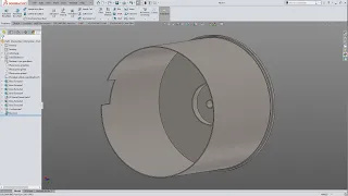 SOLIDWORKS 2019 - MOUNTING THE COFFEE CONTAINER - COFFEE MACHINE