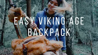 Viking age backpack