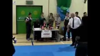 Daniel Lowe   ISKA British Championships Round 1  Semi-Contact 16-18 years -65kg 15-9-2013