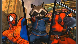 Ultimate Marvel VS Capcom 3 Rocket Raccoon Deadpool Spider-Man request