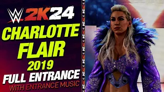 CHARLOTTE FLAIR 19 WWE 2K24 ENTRANCE - #WWE2K24 CHARLOTTE FLAIR 19 ENTRANCE THEME