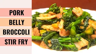 QUICK & EASY Pork Belly With Tenderstem Broccoli Stir Fry Recipe | Aunty Mary Cooks 💕