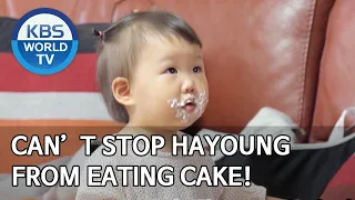 Can't stop Hayoung from eating cake! [The Return of Superman/2020.05.10]