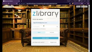 Usar ZLibrary a través de su URL segura en la Deep Web con Tor