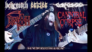 TOP 15 Death Metal Songs - Medley Cover - Randall Hammer (PART 1)