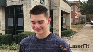 Young Keratoconus patient cries tears of joy! - "I CAN SEE"