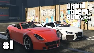 Grand Theft Auto V Прохождение: #1 - Сразу к тачкам!