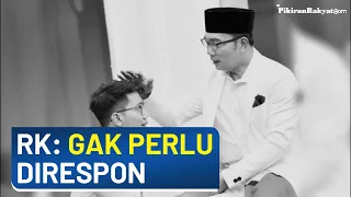 Ridwan Kamil Tak Ingin Respons Tuduhan Politisasi dari Kasus Kematian Eril: Nanti Saya Ikut Gila