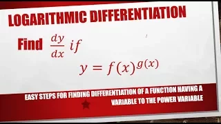 Differentiation Super Method | Part 14 | logarithmic Differentiation | Short Tricks |  Kamaldheeriya