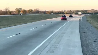 I - 35 towards Oklahoma City